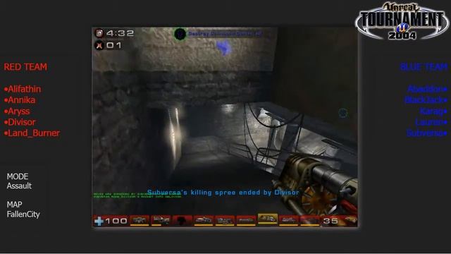 [Unreal Tournament 2004] Assault FallenCity смотреть онлайн