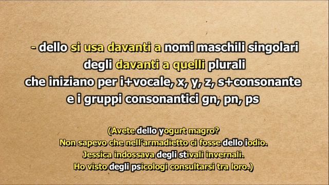 GLI ARTICOLI PARTITIVI - Quali sono e quando si usano - Grammatica italiana смотреть онлайн