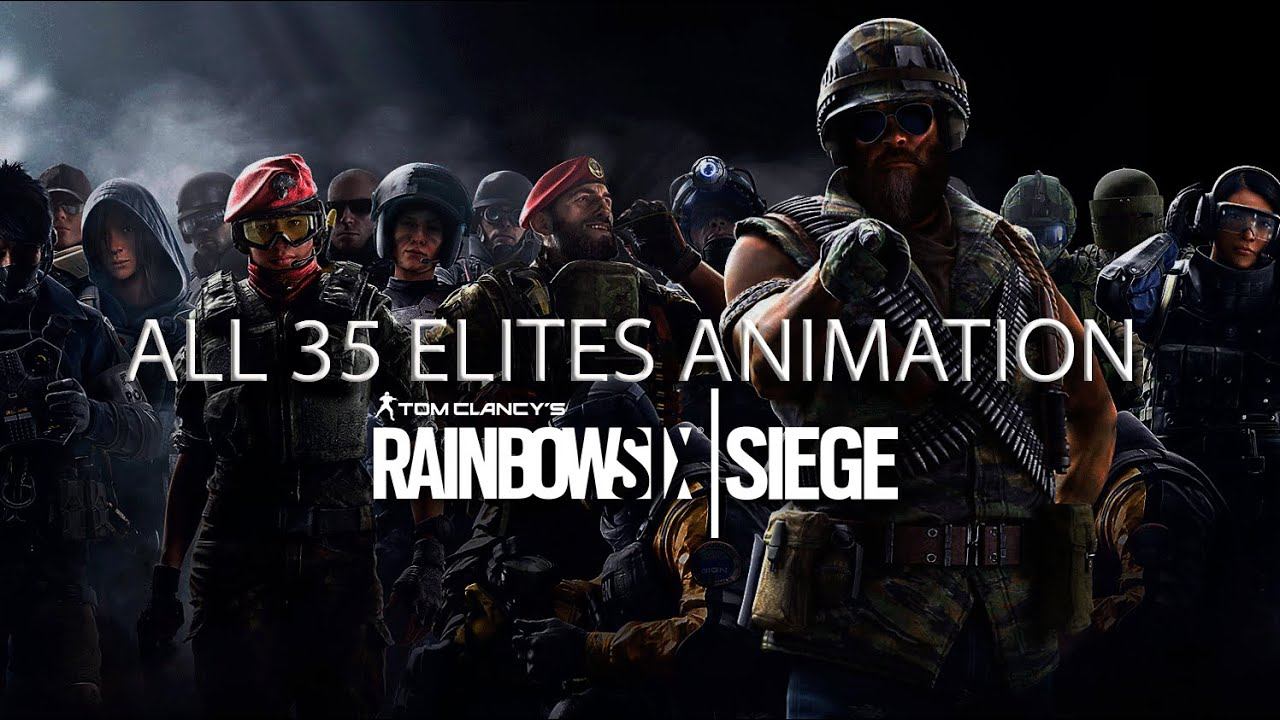 RAINBOW SIX SIEGE ALL 34 ELITE SKINS ANIMATIONS + UNRELEASED ELITE KALI смотреть онлайн