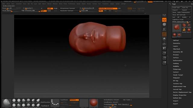 Test Translation Sculpt in zBrush смотреть онлайн
