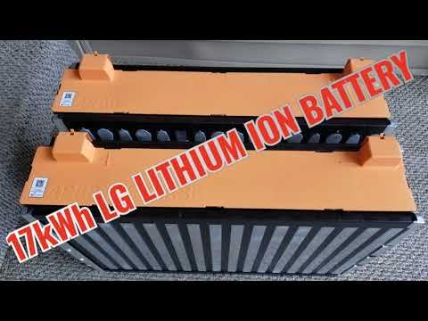 LG CHEM, 17kWh LITHIUM ION BATTERY смотреть онлайн
