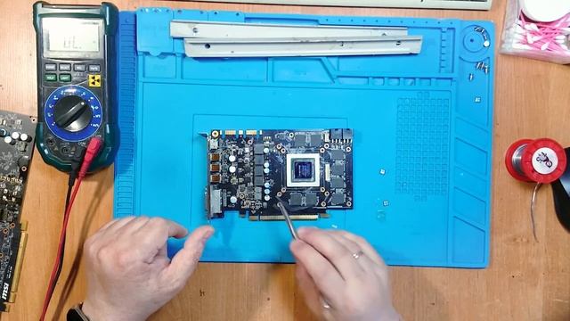 Palit GeForce GTX 970 JetStream 4GB GDDR5 _ Ремонт фазы питания VRM