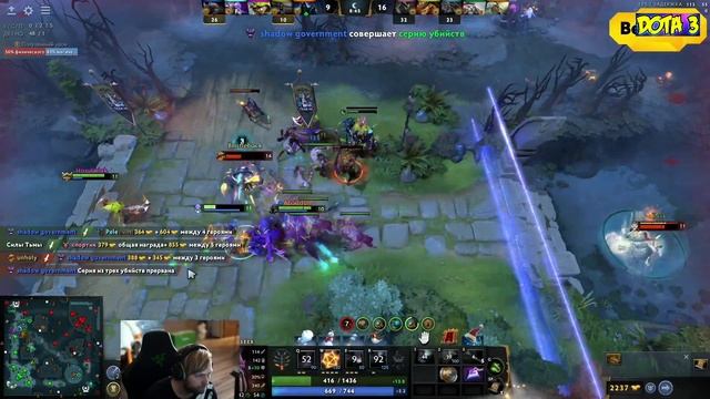 НС ВЫСТУПАЕТ В ХАРДЕ НА НОВОМ ДЛЯ СЕБЯ ГЕРОЕ / NS Dread DOTA 2 смотреть онлайн