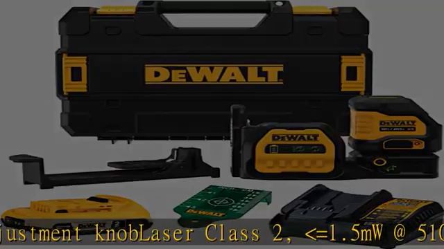 DEWALT 20V/12V MAX Laser Level Kit, Cross Line Laser, 3x360, Green (DCLE34020G) смотреть онлайн