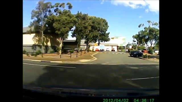 Dash / Crash Cam video, Sideways over double whites. смотреть онлайн