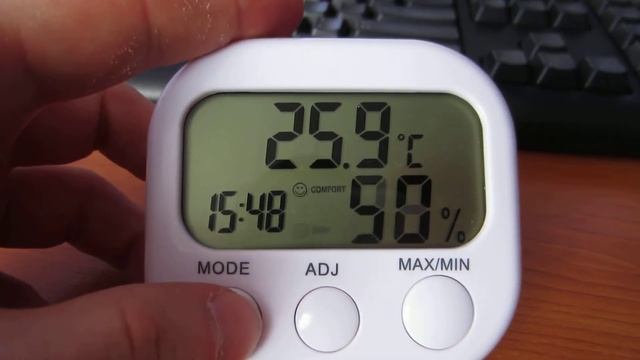 Indoor Large Screen Digital Thermometer Hygrometer смотреть онлайн