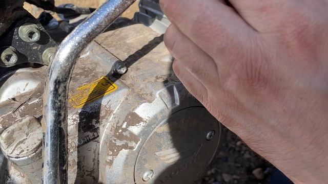 Первая поломка питбайка. Так можно и без КПП остаться смотреть онлайн