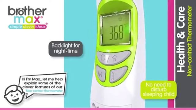 Brother Max Non Contact Digital Thermometer Brand Video - Direct2Mum смотреть онлайн