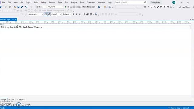 Create first ASP.Net Web Form and execute it. - 2 смотреть онлайн