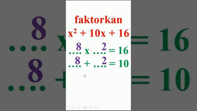 faktorkan x kuadrat + 10x + 16 смотреть онлайн