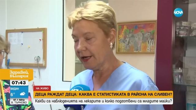 Деца раждат деца: Сливен - рекордьор по млади майки - Здравей, България (01.05.2024) смотреть онлайн