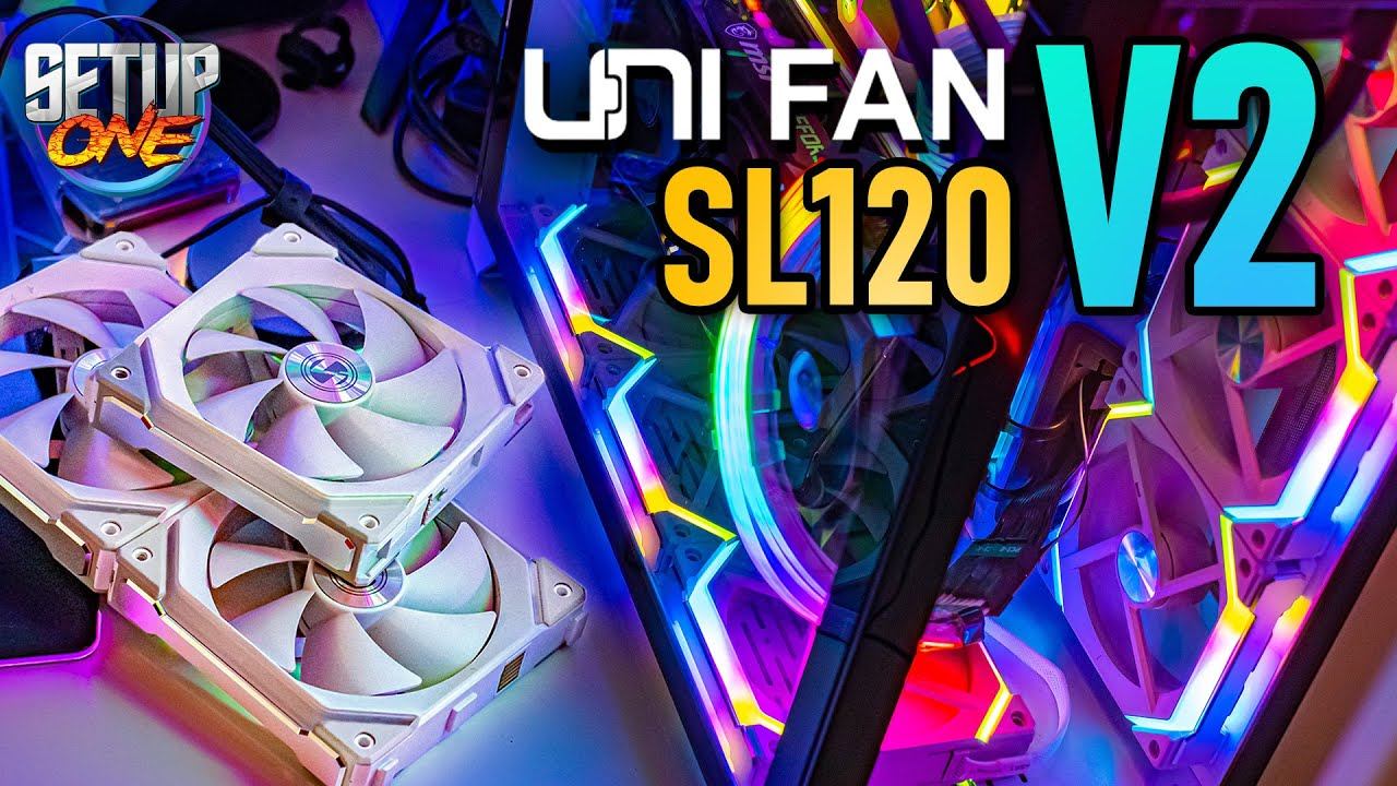 ЕДИН КАБЕЛ за 6 Вентилатора! 😲😱 UNI FAN SL120 V2 Ревю смотреть онлайн
