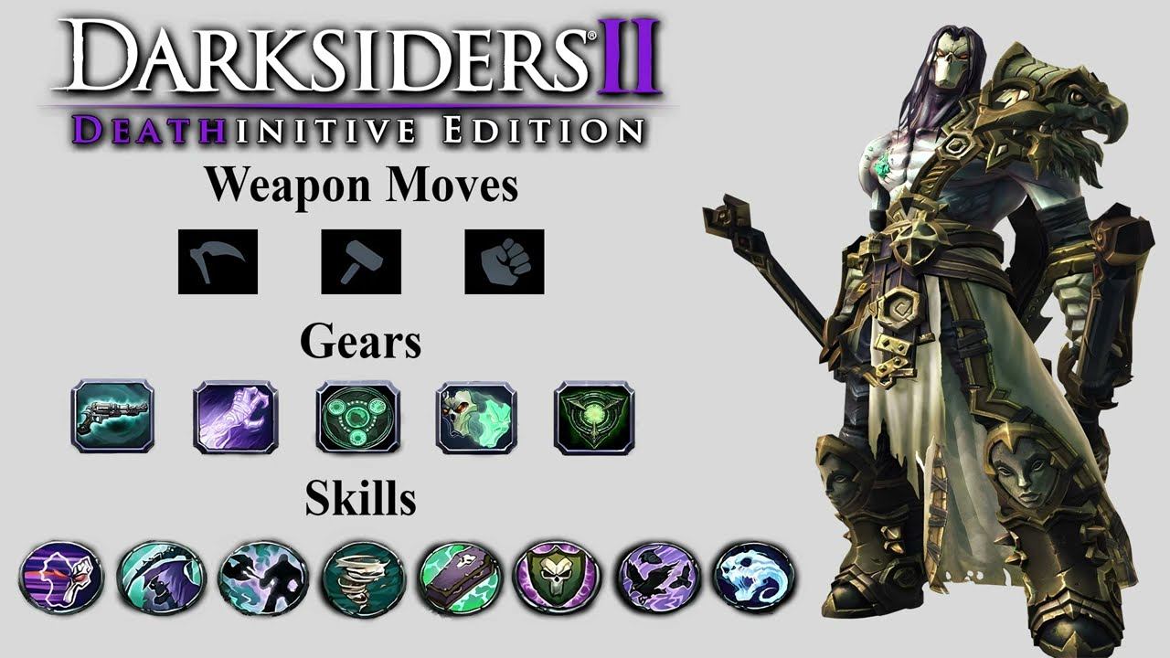 【Darksiders II】Death's Moveset | Weapon Moves, Reaper Form, Gears & Skills Showcase смотреть онлайн