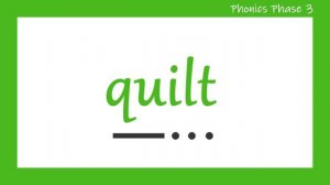 'qu' Words | Phonics Phase 3