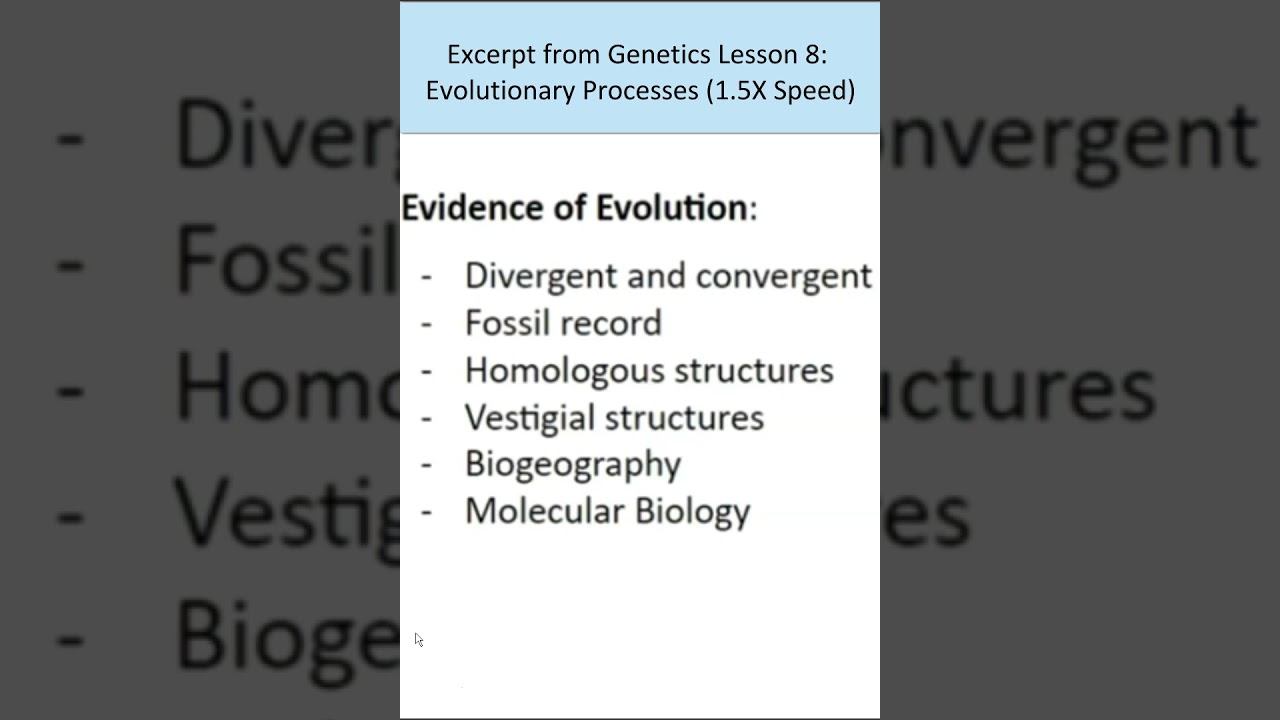 Clip from Genetics 8 #biology #science #evolutionarygenetics #genetics смотреть онлайн