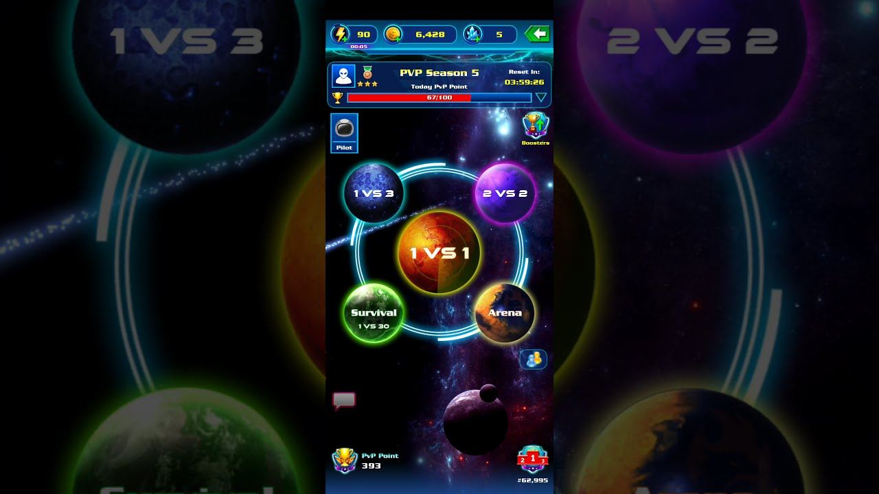 2v2 PinkGorilla126 October 24, 2021 Game 2 - GALAXY ATTACK Alien Shooter смотреть онлайн