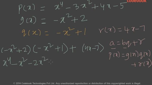 Codebook : Mathematics X : Polynomials - 11 Euclid's Division Algorithm of Polynomials смотреть онлайн