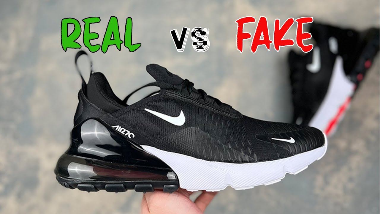 NIKE AIR MAX 270 Black White REAL vs FAKE смотреть онлайн