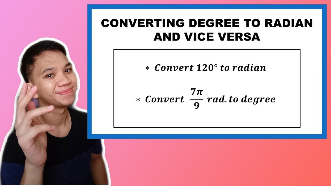 [TAGALOG] Grade 9 Math Lesson: HOW TO CONVERT DEGREE TO RADIAN AND VICE VERSA? смотреть онлайн