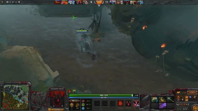 Dota 2! Без койловый Shadow Fiend (СФ) смотреть онлайн