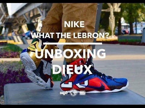 NIKE - LEBRON 12 -WHAT THE? - UNBOXING/ON FEET смотреть онлайн