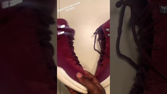 AIR JORDAN 12 BORDEAUX RESTORATION смотреть онлайн