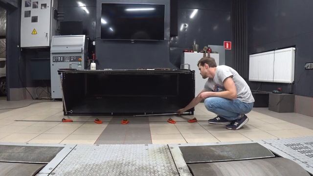 Воздушные заслонки для диностенда. смотреть онлайн