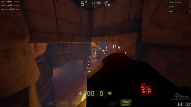 UT4 DM DryCanyon Walkthru and BOT gameplay смотреть онлайн
