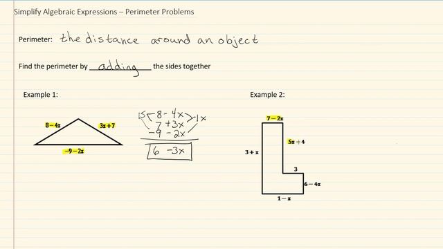 1.4f Perimeter Problems смотреть онлайн