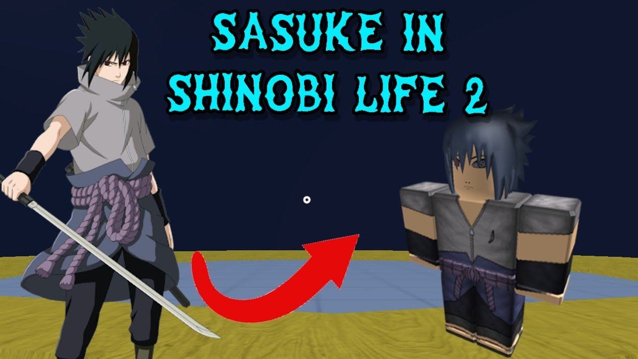 BECOMING SASUKE IN SHINOBI LIFE 2 ROBLOX! смотреть онлайн