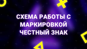Схема работы с маркировкой честный знак