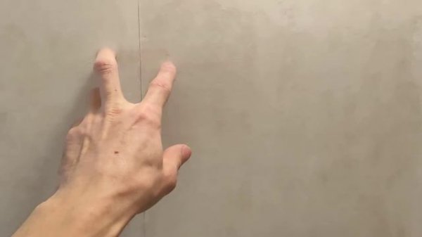 Поклейка обоев на пластиковые панели ПВХ. Результат.