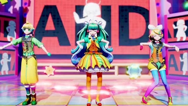 Project Sekai x Future Tone x MMD - Dance Robot Dance - Hatsune Miku, Kagamine Len & Rin. смотреть онлайн
