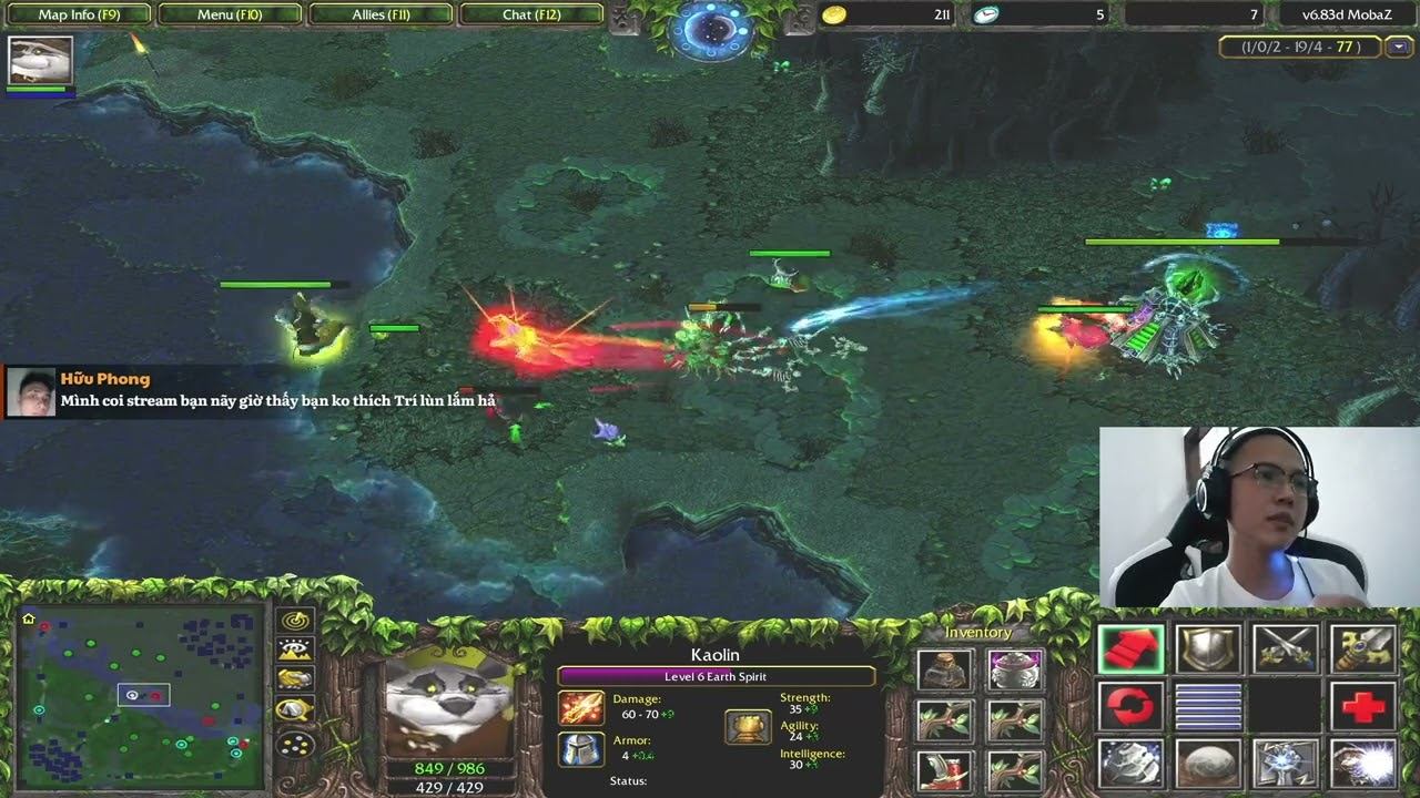 KAOLIN EARTH SPIRIT Đánh kèo Dota 1 I Lover Dota 1 смотреть онлайн