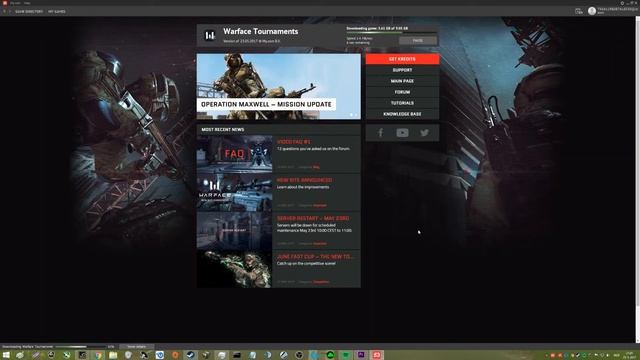 Warface Tutorial - How to download the Warface Tournament Server! смотреть онлайн