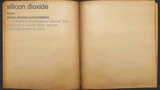 What does silicon dioxide mean? смотреть онлайн