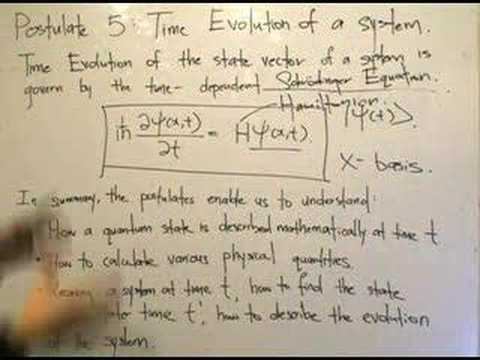 QM0.2: Time Evolution of a system смотреть онлайн