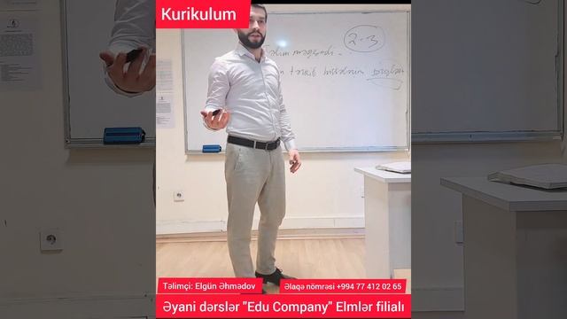 Alt standartlardan təlim nəticəsinin çıxarılması| Əyani dərsimizdən| Elgün Əhmədov 050-697-78-33| смотреть онлайн