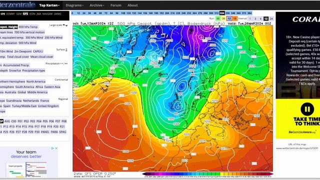 Cold Snap Trends Continue for Second Half of March! 12th March 2024 смотреть онлайн