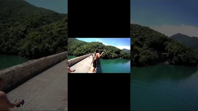 Прыжки в воду с моста смотреть онлайн