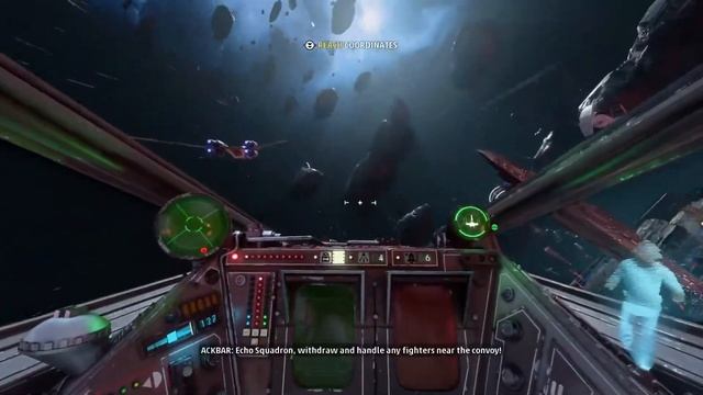 Star Wars: Squadrons Campaign, No HUD Immersive Gameplay, PS4 Pro 1080p 60fps смотреть онлайн