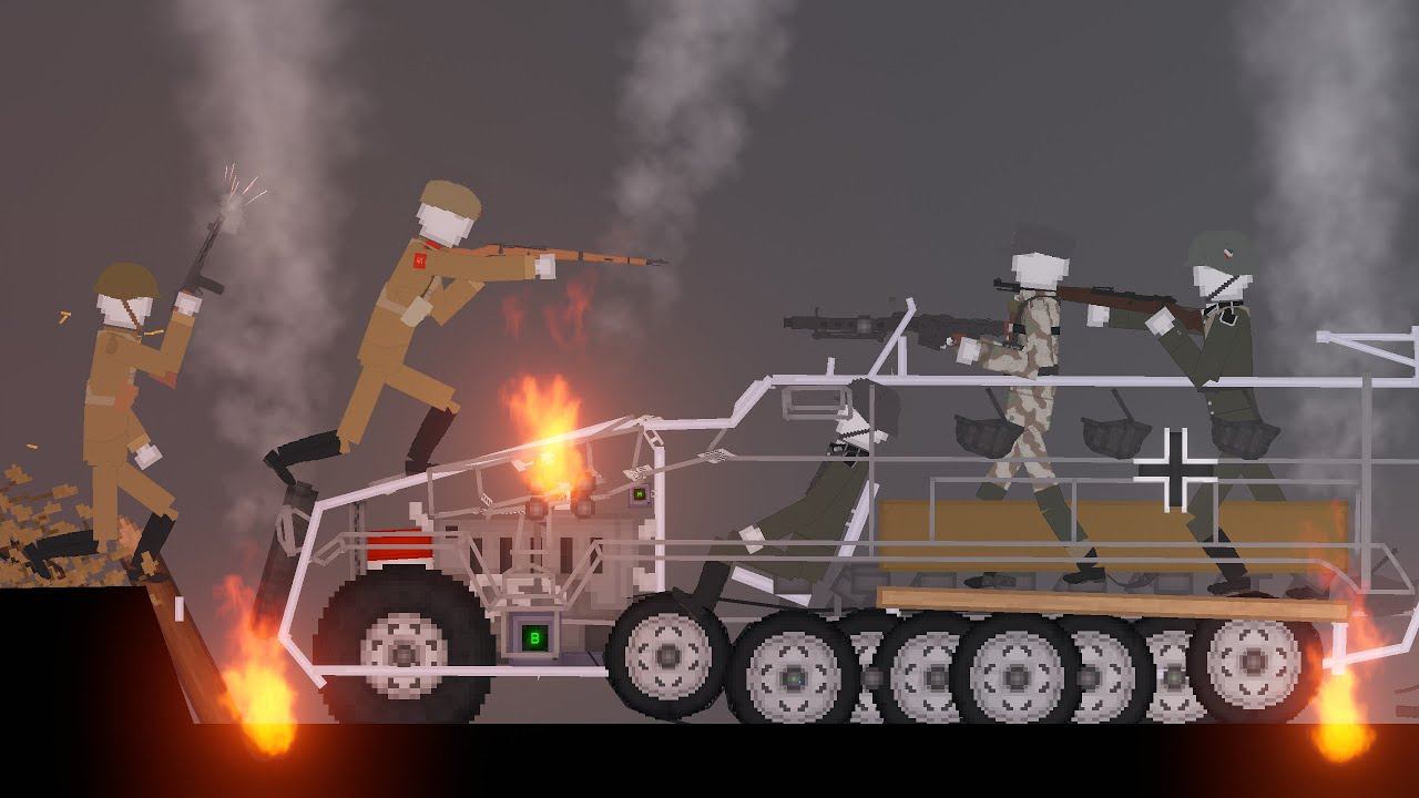 World War II in People Playground смотреть онлайн