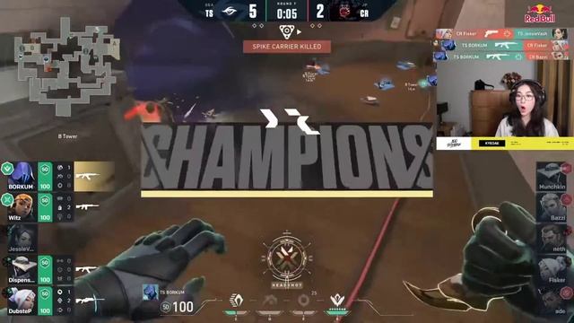 TS omen eat all CR team with one spray | Valorant champion смотреть онлайн