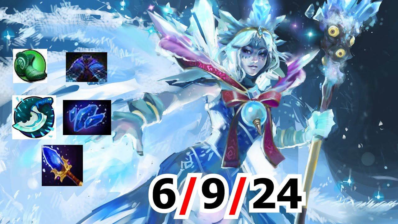 Dota 2 Hero Gameplay - Crystal Maiden смотреть онлайн