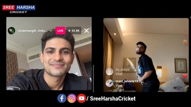 Shubman Gill & Rinku Singh LIVE Instagram Video Call | Gill sent Rs. 66,666 to Rinku | IPL 2023 смотреть онлайн