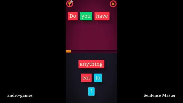 Sentence Master (by MasterKey Games) - free educational game for Android and iOS - gameplay. смотреть онлайн