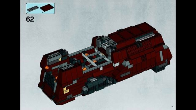 LEGO 7662 Star Wars Trade Federation MTT Instruction Manual
