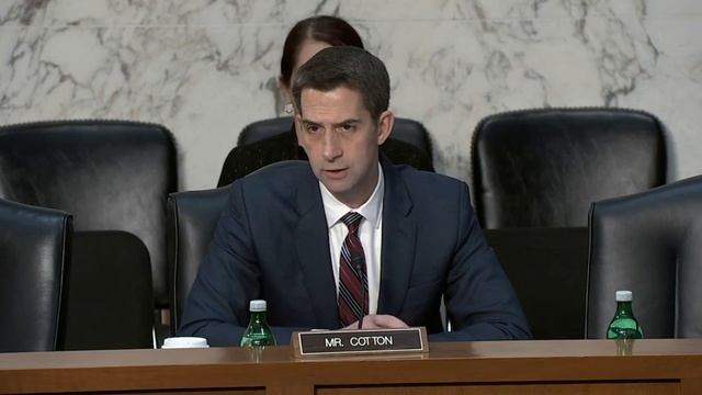 March 7, 2024: Cotton Questioning in Senate Armed Services Committee Hearing смотреть онлайн