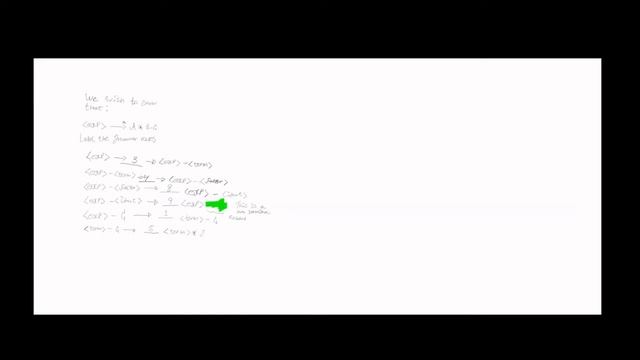 Rightmost derivation and corresponding parse tree смотреть онлайн