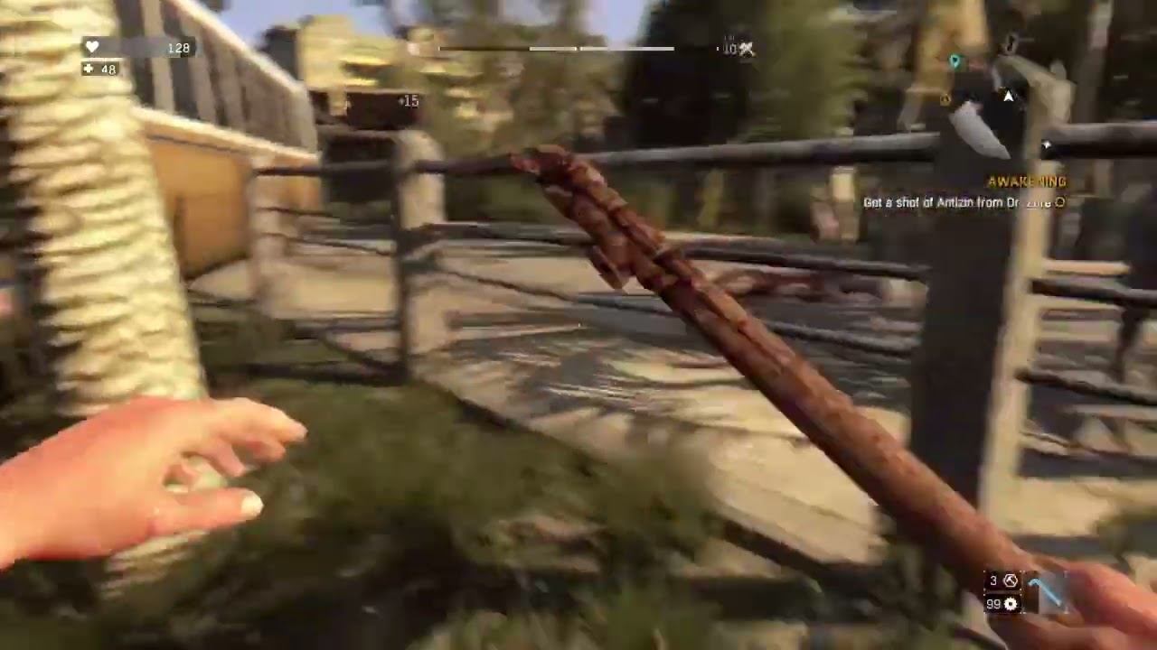 Dying Light Anniversary Edition - Propane tank explosion makes zombies fly смотреть онлайн